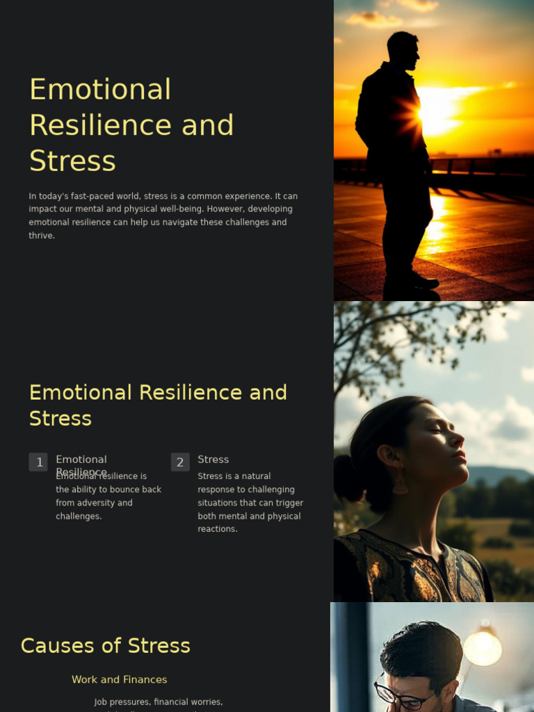 Emotional Resilience and Stress | PDF | Psychological Resilience ...