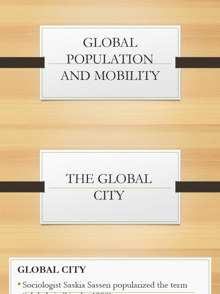 Understanding Global Cities and Inequality | PDF | Economies