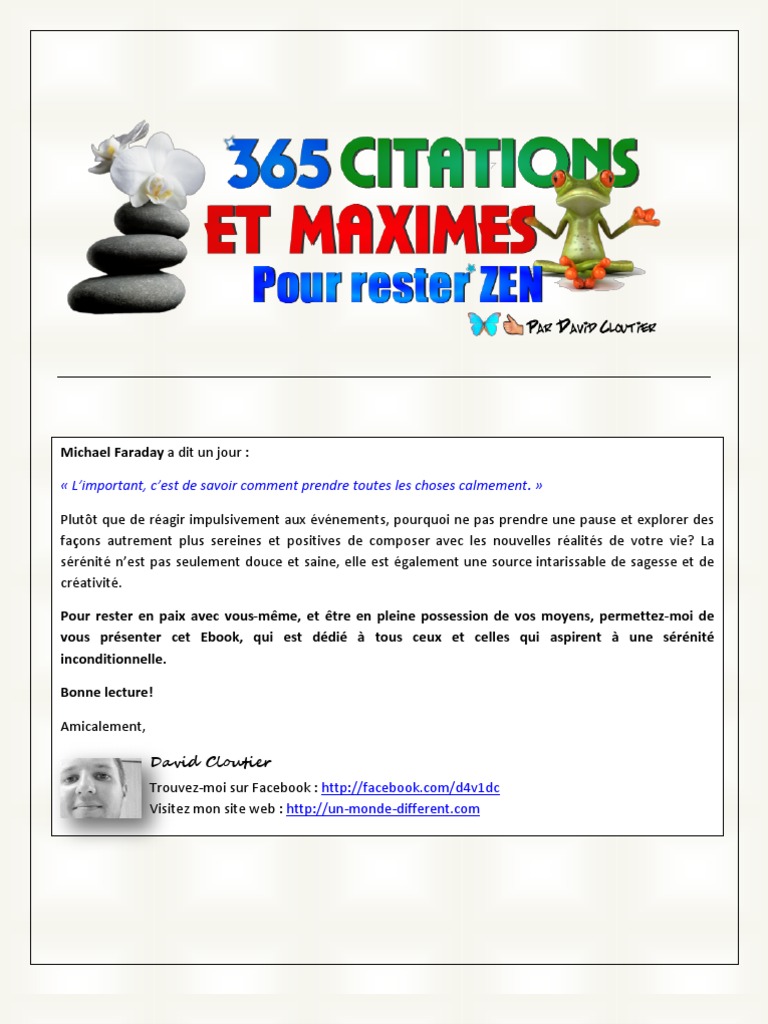 Ebook 365 Citations Et Maximes Pour Rester Zen Victor Hugo Bonheur