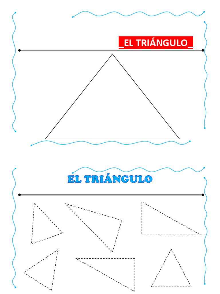 El Triángulo para Niños de 5 Años | PDF