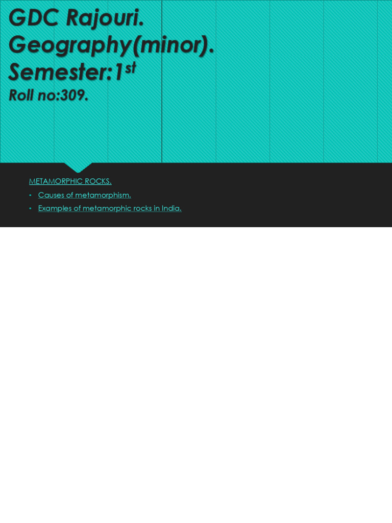 METAMORPHIC ROCKS^ (2) | PDF | Rock (Geology) | Geology
