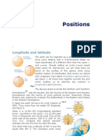 Positions: Longitude and Latitude