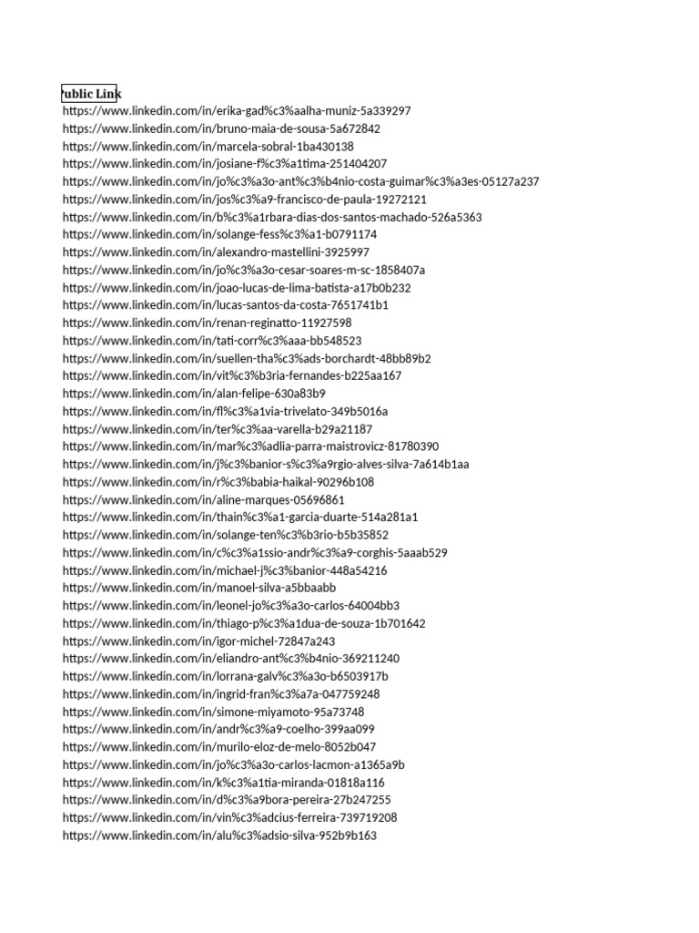Linkedin Api Text | PDF