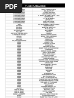 Ggnzla SONG LIST | PDF | The Beach Boys | The Beatles