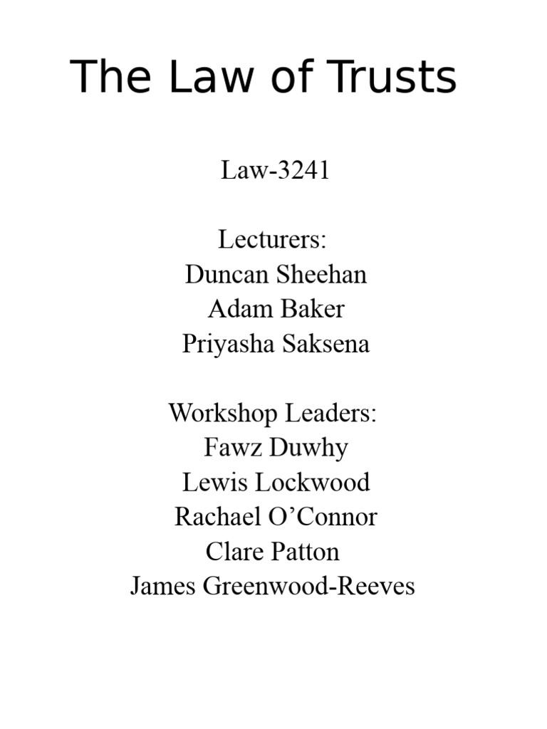 Intro To Equity 2023 - Tagged | PDF | Equity (Law) | Common Law