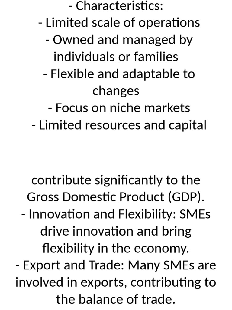 SME Management Intro | PDF