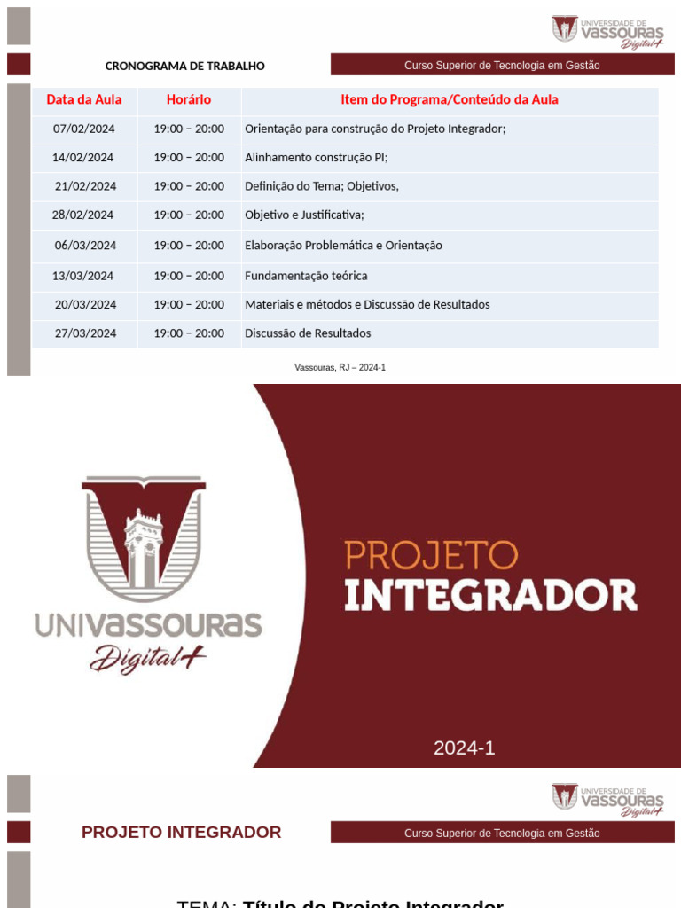 Novo Modelo de Pi - Projeto Integrador | PDF | Método científico | Science