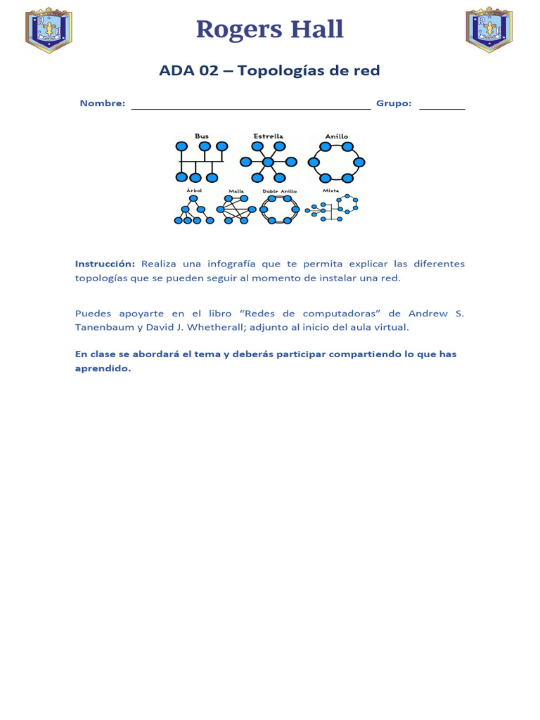 Infografía: Topologías de Red | PDF