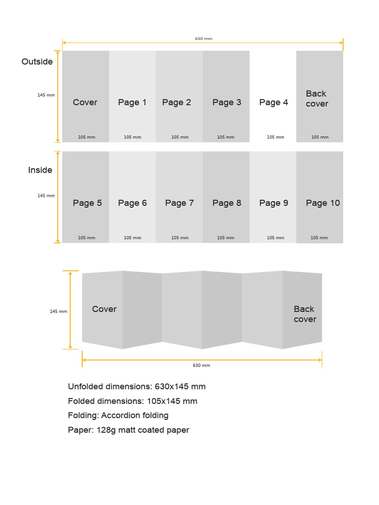 03 Print Notes for Accordian Fold Brochures | PDF