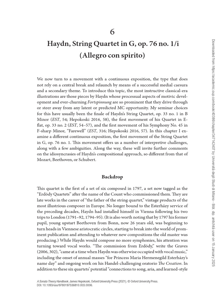 Oso 9780197536810 Chapter 6 | PDF | String Quartet | Chamber Music