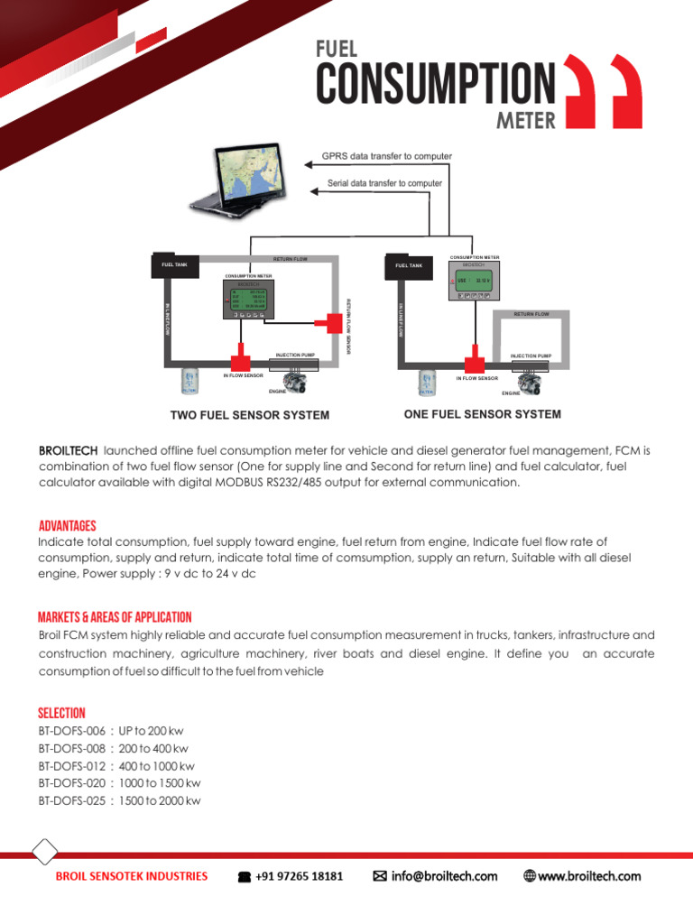 Fuel Consumption Meter Overview | PDF | Flow Measurement | Diesel Engine