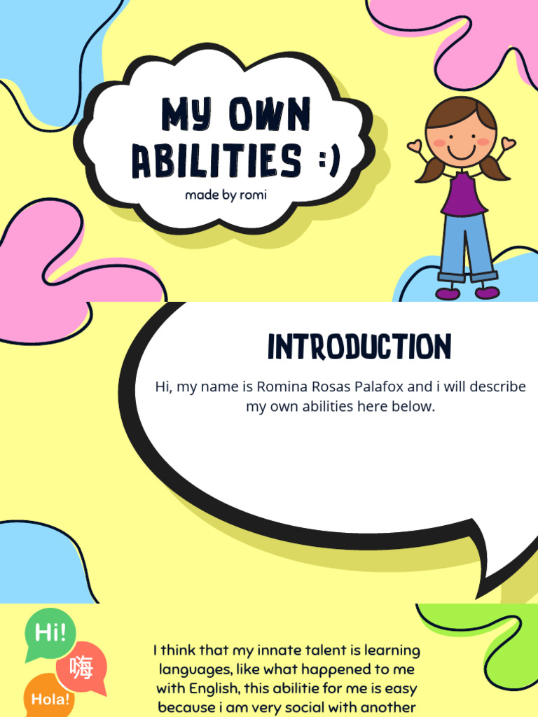My Own Abilities) | PDF