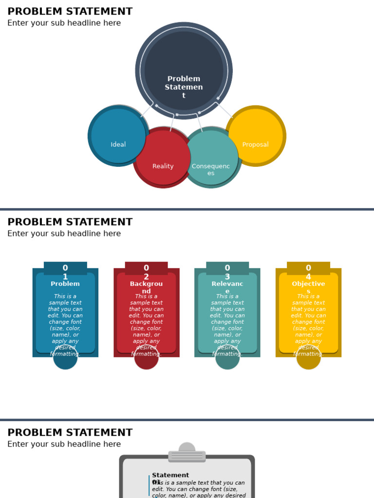 Problem Statement Template Guide | PDF