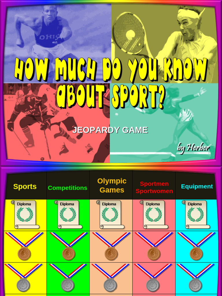 Sports Trivia Jeopardy Game Questions | PDF | Sports