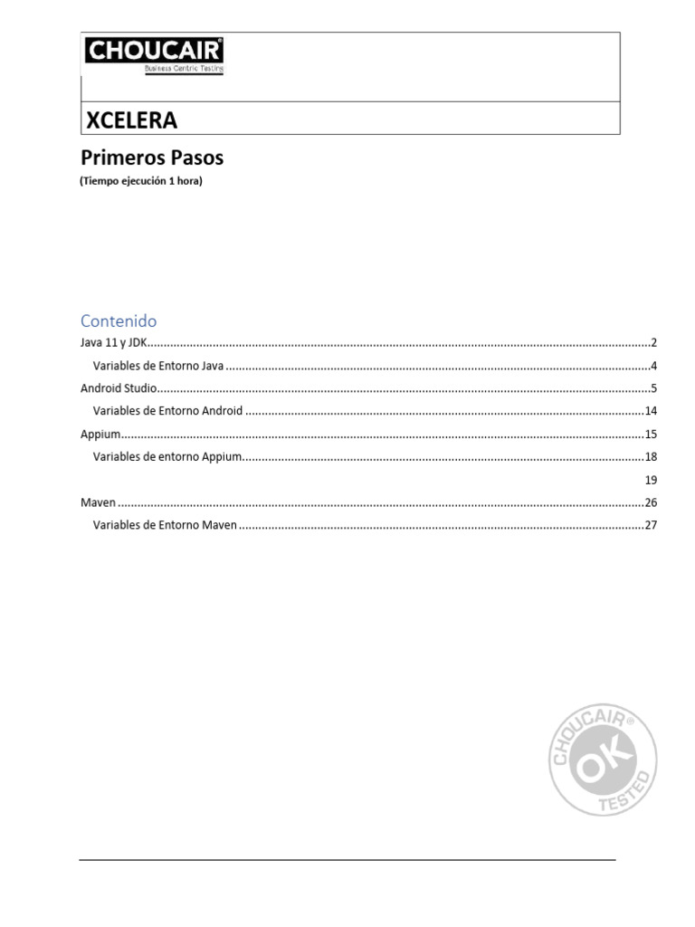 Guía de Configuración de XCELERA | PDF | Java (lenguaje de programación ...