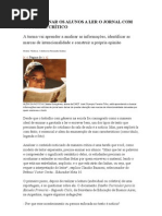 COMO ENSINAR OS ALUNOS A LER O JORNAL COM UM OLHAR CRÍTICO