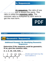 Geometric Sequence