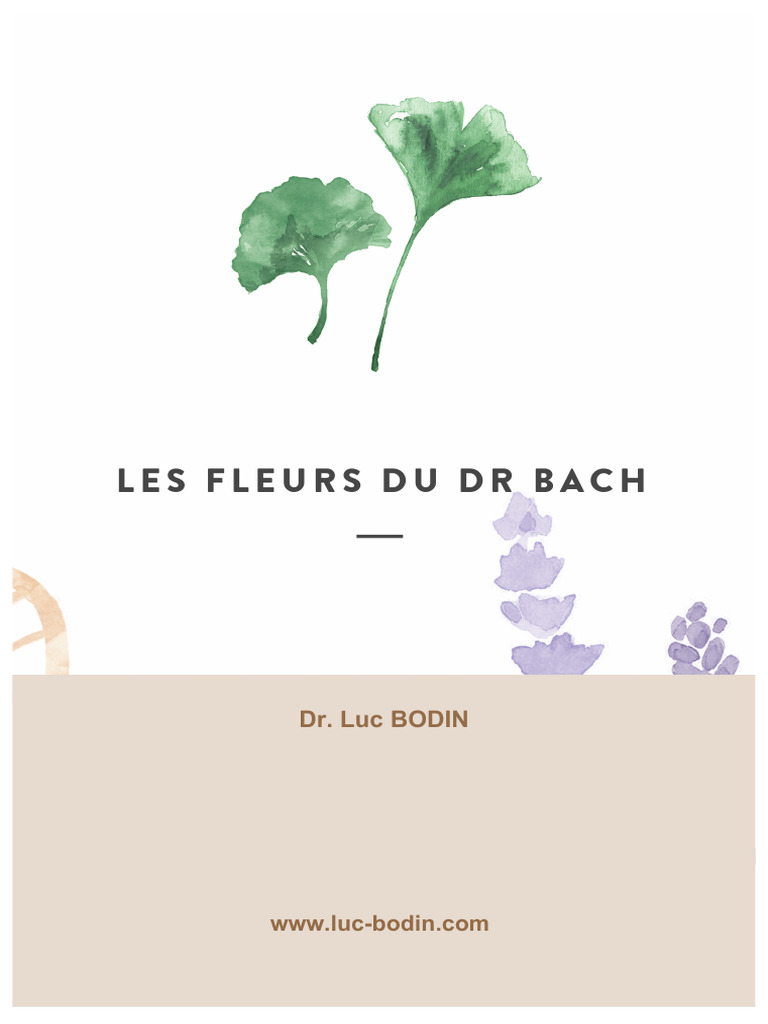 Fleurs de Bach : Thérapie émotionnelle naturelle | PDF | Amour ...