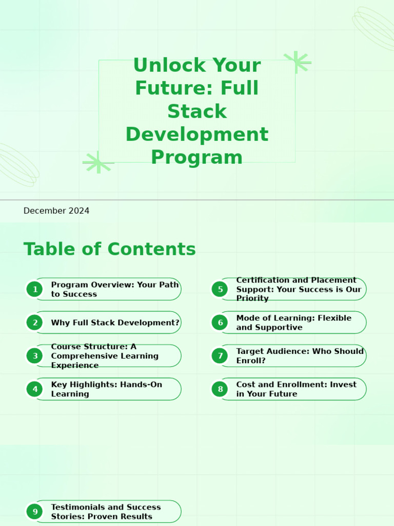 Unlock Your Future Full Stack Development Programd 047 F 898 Bad 66392 ...