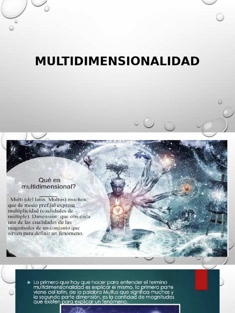 Multidimensionalidad | PDF