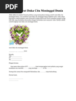 Download Contoh Surat Duka Cita Meninggal Dunia by Virgo Fijo Forsept SN81701011 doc pdf