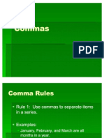 Commas (Rules 1-3)