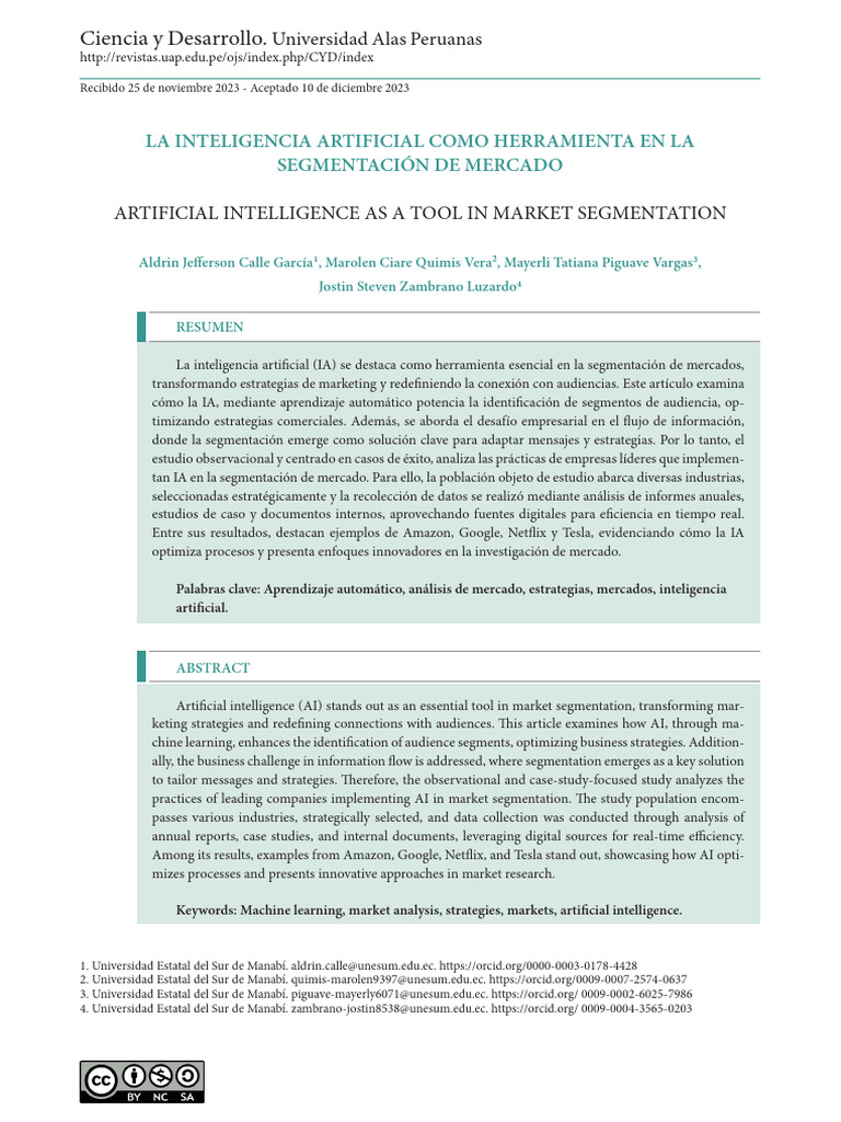 La Inteligencia Artificial Como Herramienta en La | PDF | Inteligencia ...