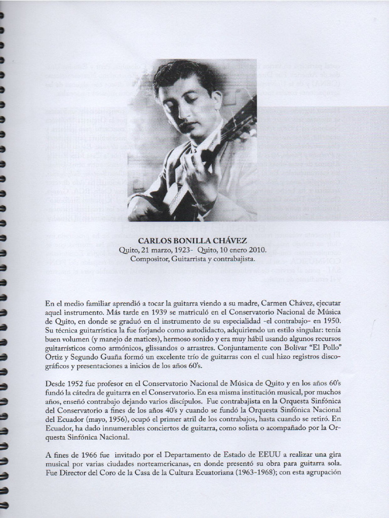 Carlos Bonilla Ecuador PDF