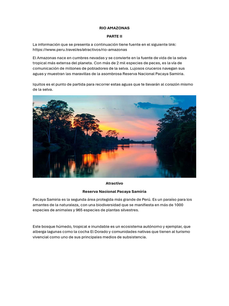 Rio Amazonas Parte II | PDF