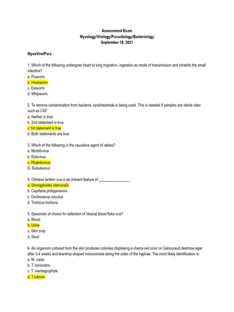Microbio question and answer pdf streptococcus microbiology