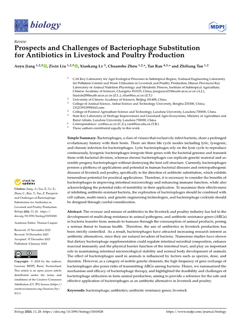 Biology 13 00028 | PDF | Bacteriophage | Bacteria