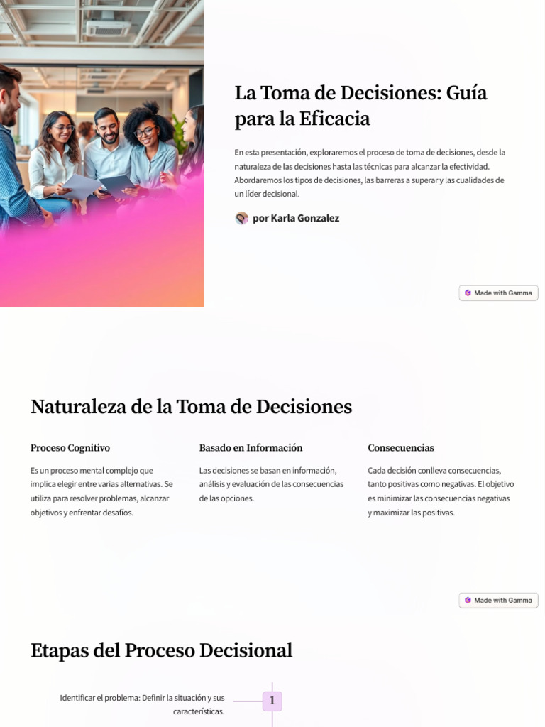 Guía Efectiva para la Toma de Decisiones | PDF | Toma de decisiones ...
