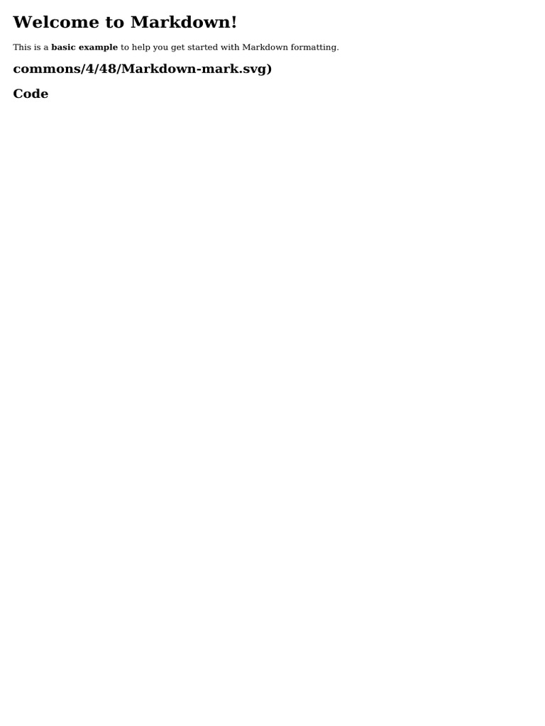 Introduction to Markdown Formatting | PDF
