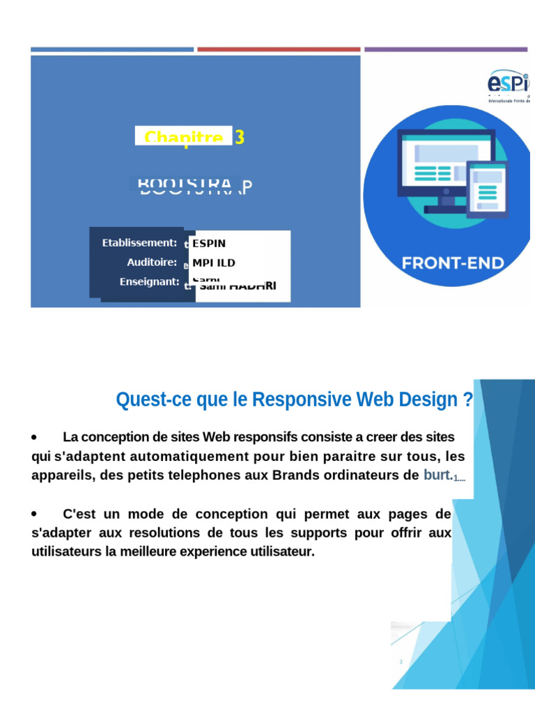 Introduction à Bootstrap et Responsive Design | PDF | Bootstrap (Front ...
