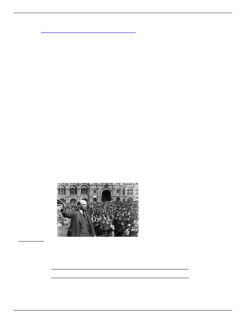 Bolcheviques y la Revolución de 1917 | PDF | Vladimir Lenin | Bolcheviques