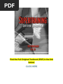 Supertraining 6th Expanded Version Edition TEXTBOOK
