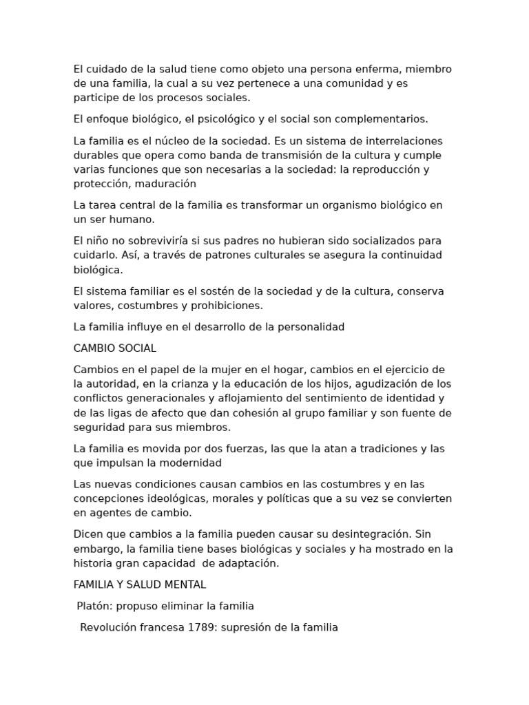 El Cuidado de La Salud Tiene Como Objeto Una Persona Enferma | PDF ...