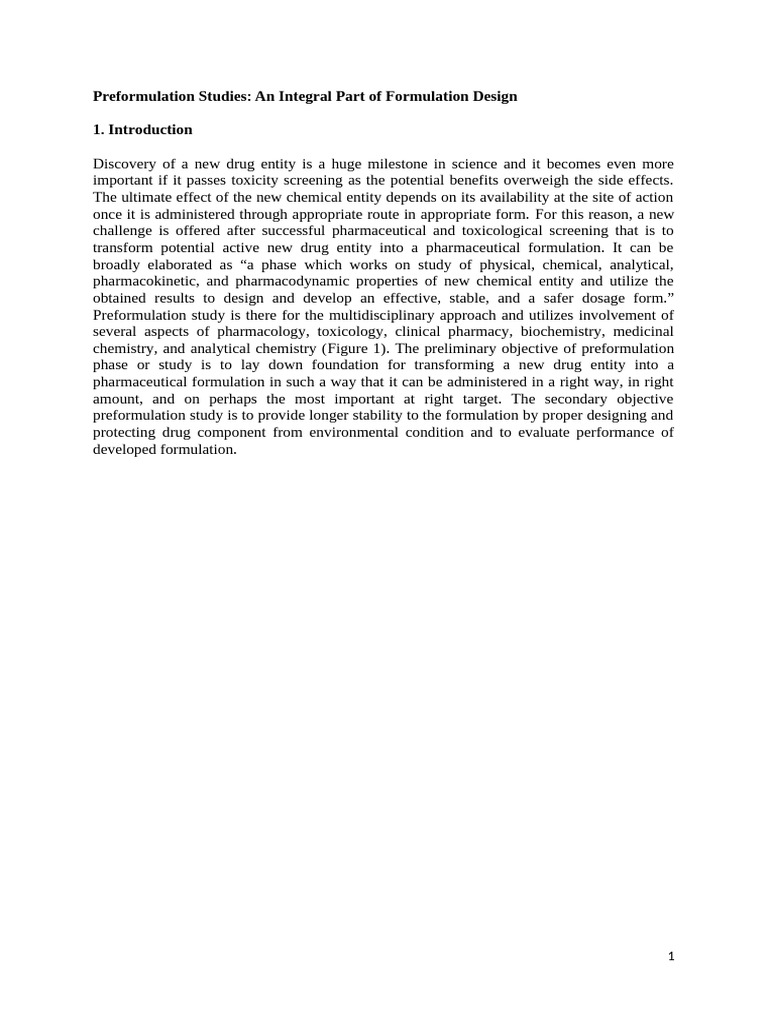 Preformulation Studies in Drug Development | PDF | Amorphous Solid ...