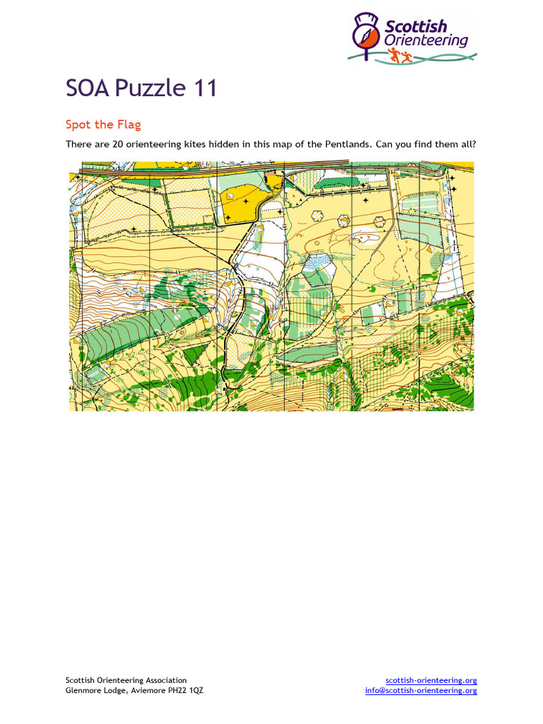 Find 20 Kites in Pentlands Map | PDF