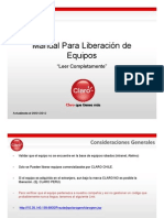 Manual para Liberacion de Equipos Actualizado 2012 v2