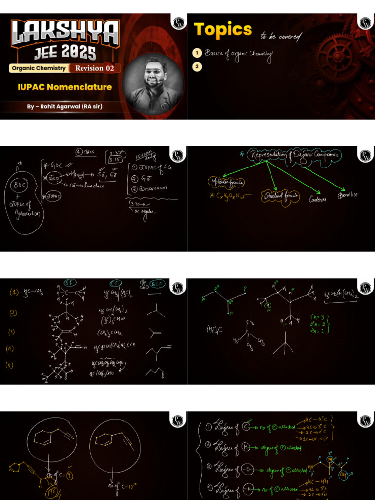 Revision 02 - Class Notes - Lakshya JEE 2025 | PDF