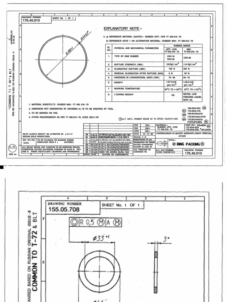 Industrial Rubber Specifications Guide | PDF | Natural Rubber | Fracture