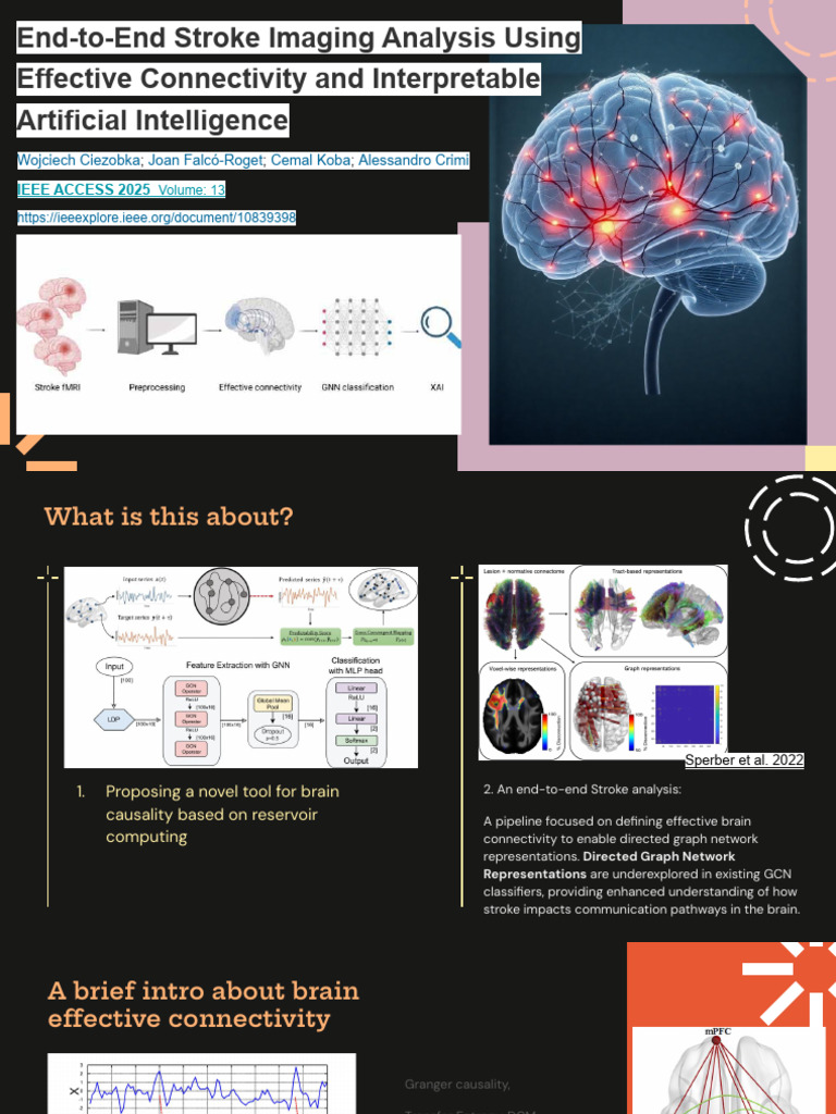 Stroke Imaging with AI Connectivity Analysis | PDF | Biomarker ...