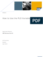 How To Use The PLD Variables