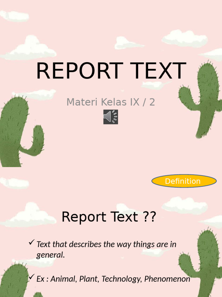 Understanding Report Text Types | PDF | Elephant | Cats