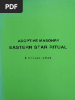 OES Initiation Ritual Guide 1973 | PDF