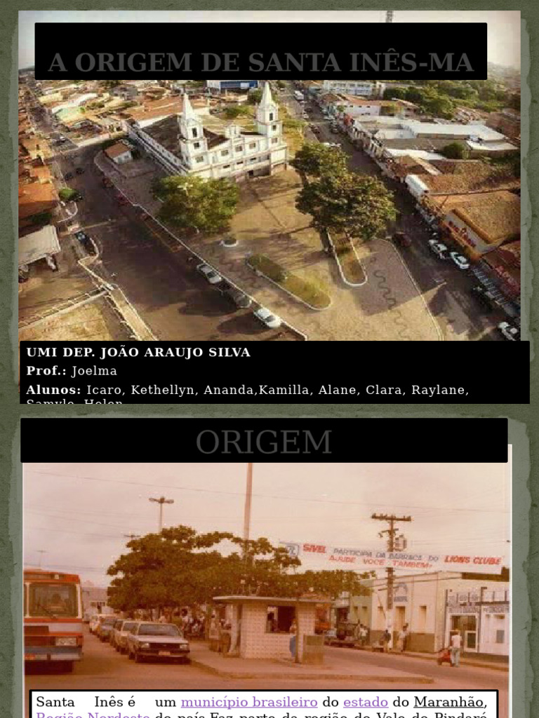Santa Inês: História e Cultura Maranhense | PDF