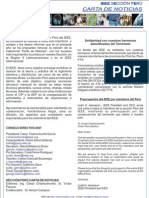 Carta de Noticias IEEE Sección Perú Junio - Agosto 2007