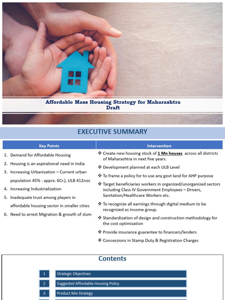 Affordable Housing Policy1 | PDF | Mortgages | Affordable Housing