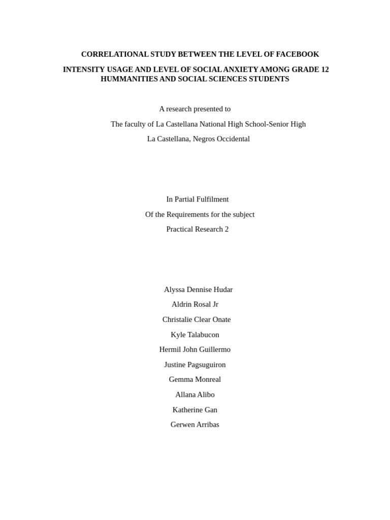 Practical Research 2 1 1 | PDF | Popular Culture & Media Studies ...